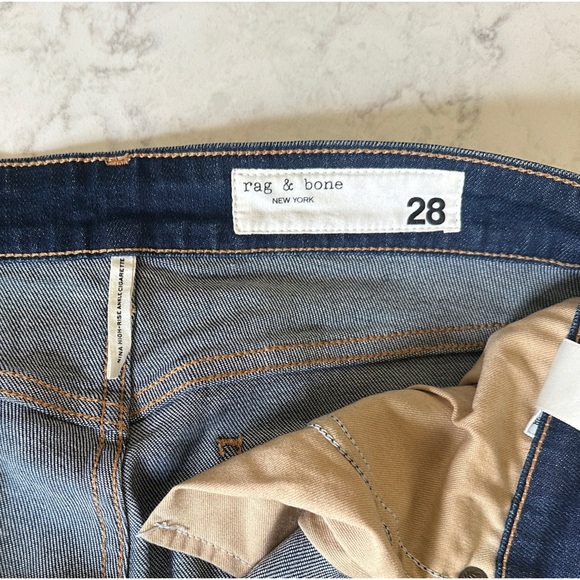 Rag & Bone Nina High Rise Ankle Cigarette in Arrowmill - 28 - Picture 5 of 8